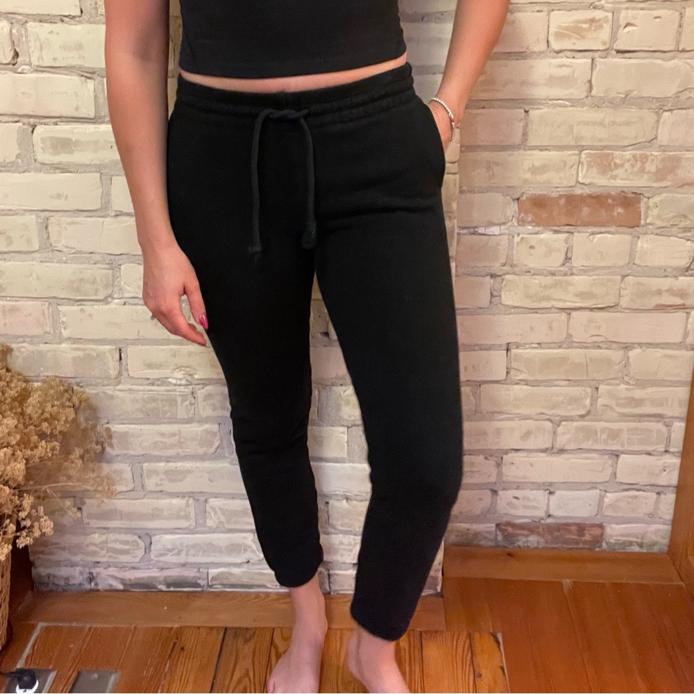 Black TNA Cozy Perfect Sweatpants Size XSmall